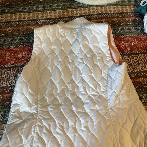 Womens Vest Devon Jones White Large - Picture 2 of 3